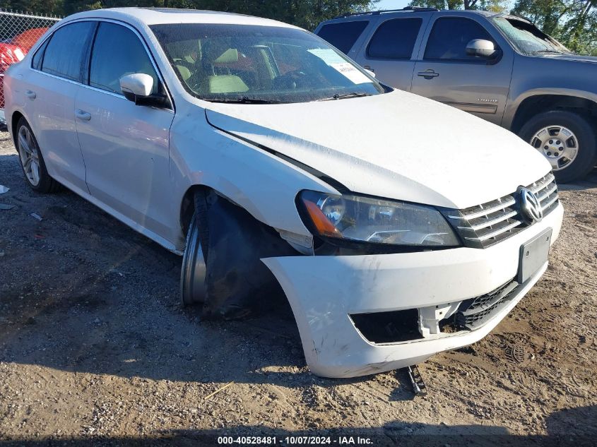 2014 Volkswagen Passat Se VIN: 1VWBN7A3XEC011926 Lot: 40528481