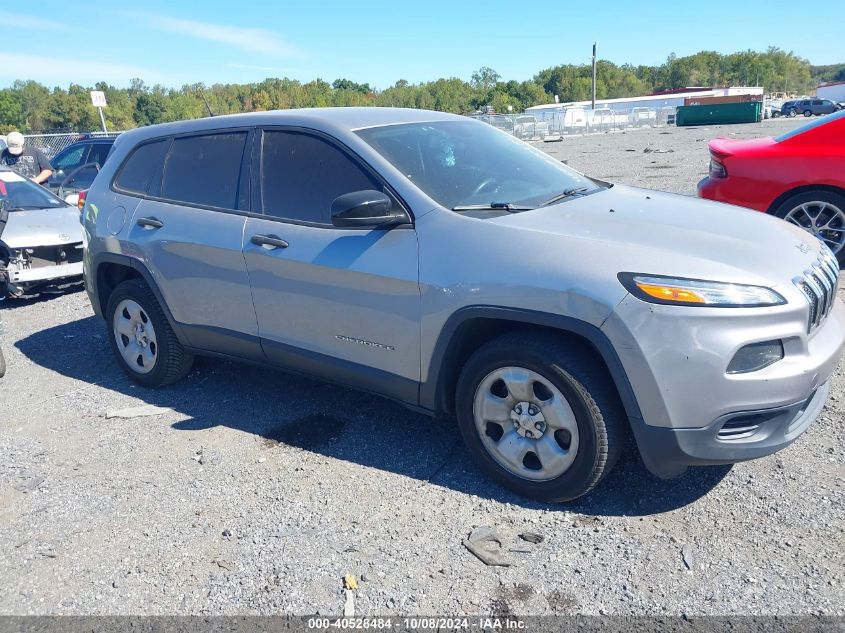 2015 Jeep Cherokee Sport VIN: 1C4PJLABXFW547375 Lot: 40528484