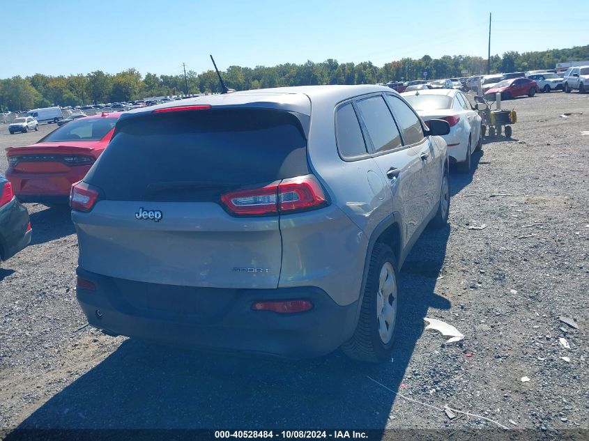 2015 Jeep Cherokee Sport VIN: 1C4PJLABXFW547375 Lot: 40528484