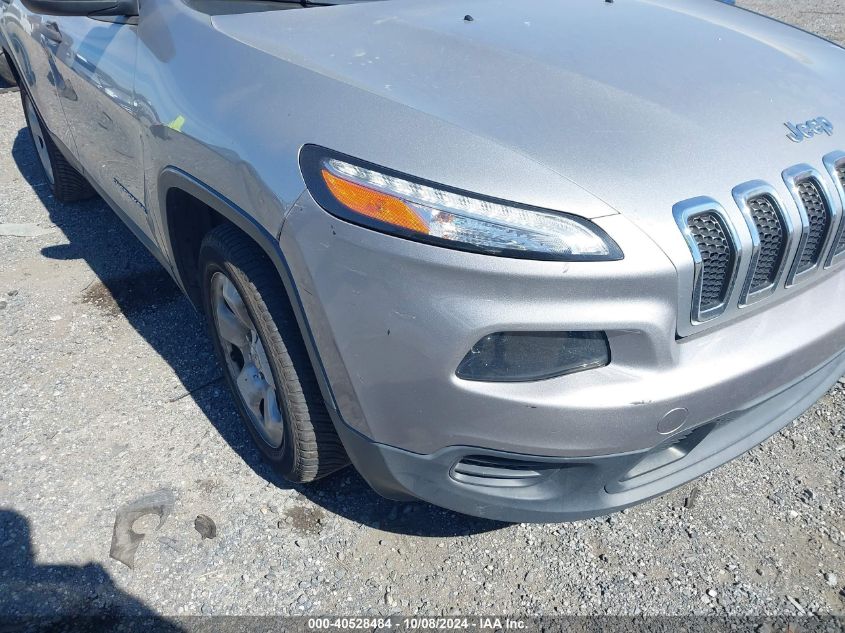 2015 Jeep Cherokee Sport VIN: 1C4PJLABXFW547375 Lot: 40528484