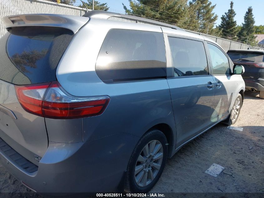 2017 Toyota Sienna Xle 7 Passenger VIN: 5TDDZ3DC5HS166231 Lot: 40528511