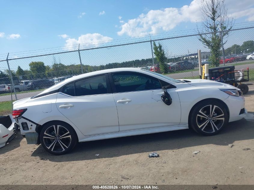 2022 Nissan Sentra Sr Xtronic Cvt VIN: 3N1AB8DV5NY276211 Lot: 40528526