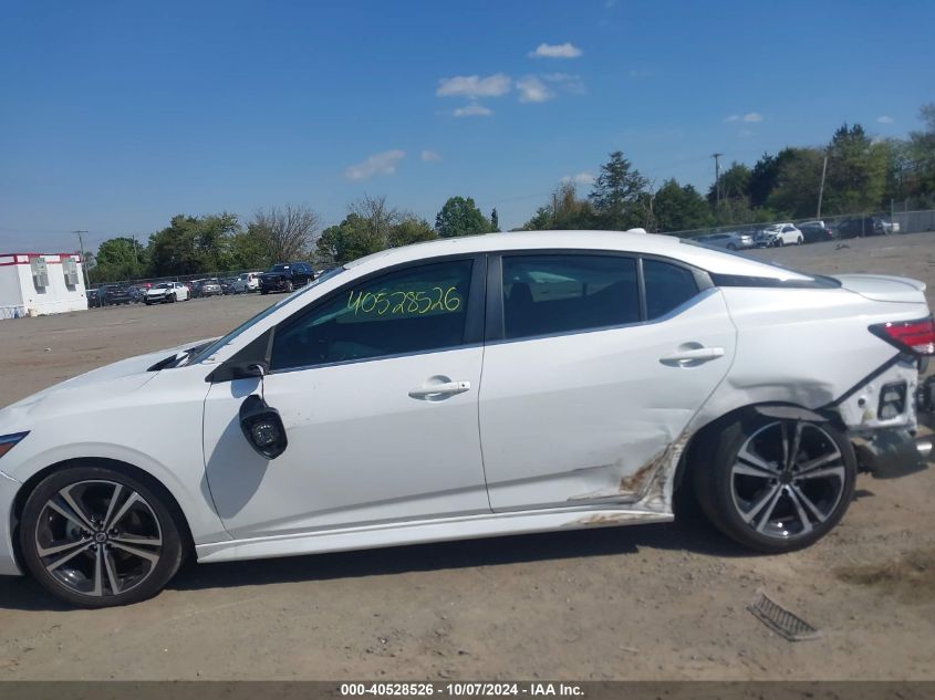 2022 Nissan Sentra Sr Xtronic Cvt VIN: 3N1AB8DV5NY276211 Lot: 40528526