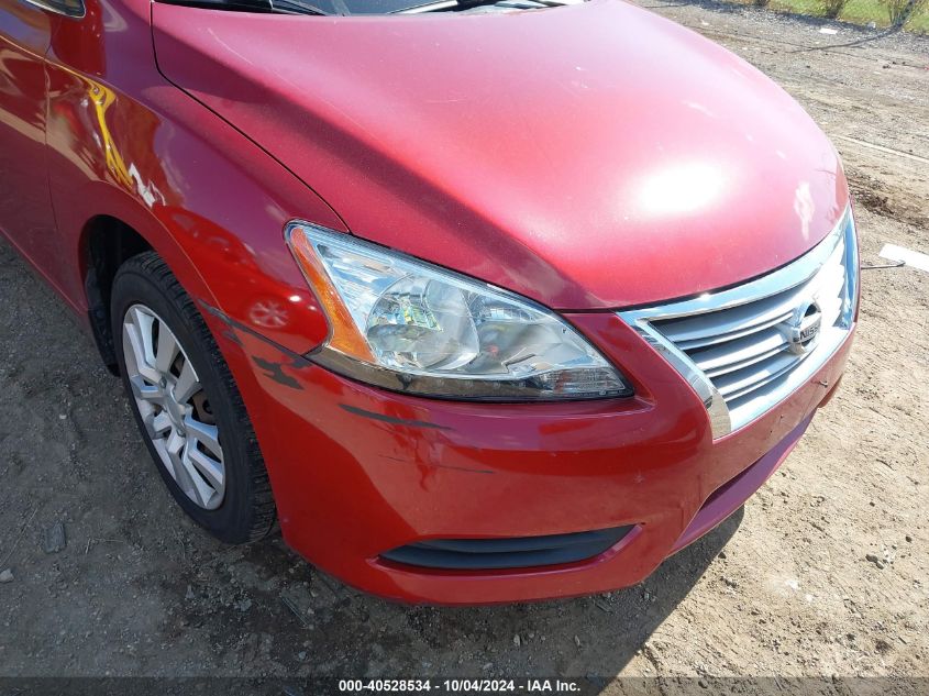 2013 Nissan Sentra Sv VIN: 3N1AB7AP8DL739180 Lot: 40528534