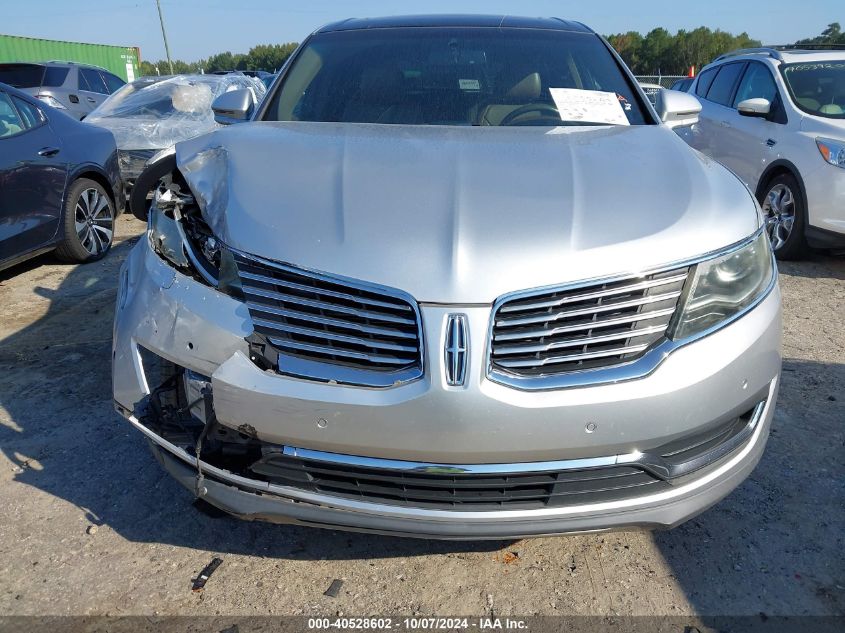 2016 Lincoln Mkx Reserve VIN: 2LMPJ8LR4GBL51300 Lot: 40528602