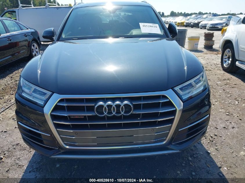 2018 Audi Q5 2.0T Premium/2.0T Tech Premium VIN: WA1BNAFY6J2020282 Lot: 40528610