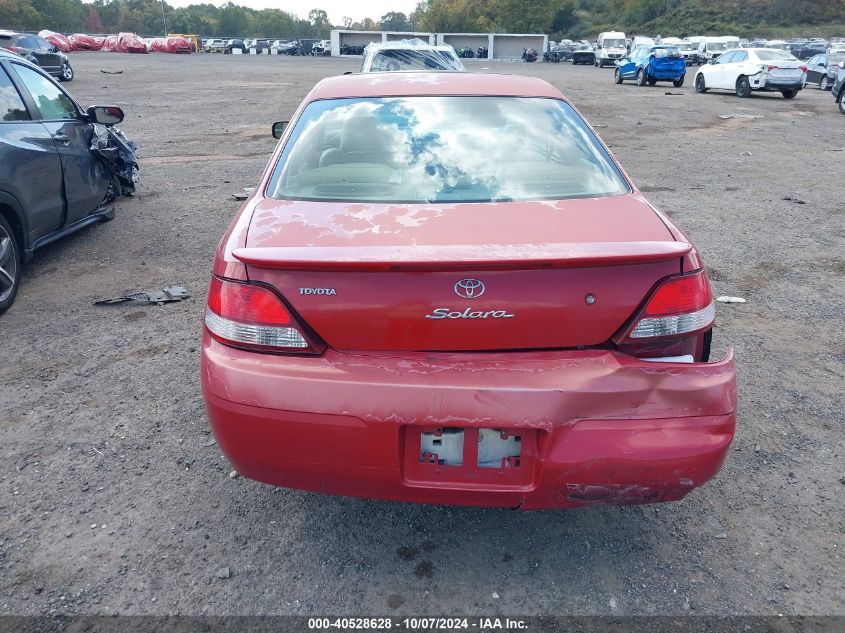 2001 Toyota Camry Solara Se VIN: 2T1CG22P01C496987 Lot: 40528628