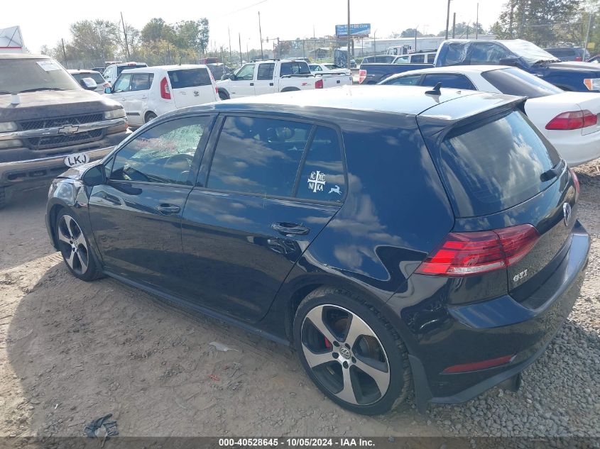 2018 Volkswagen Golf Gti 2.0T Autobahn/2.0T S/2.0T Se VIN: 3VW447AU2JM261075 Lot: 40528645