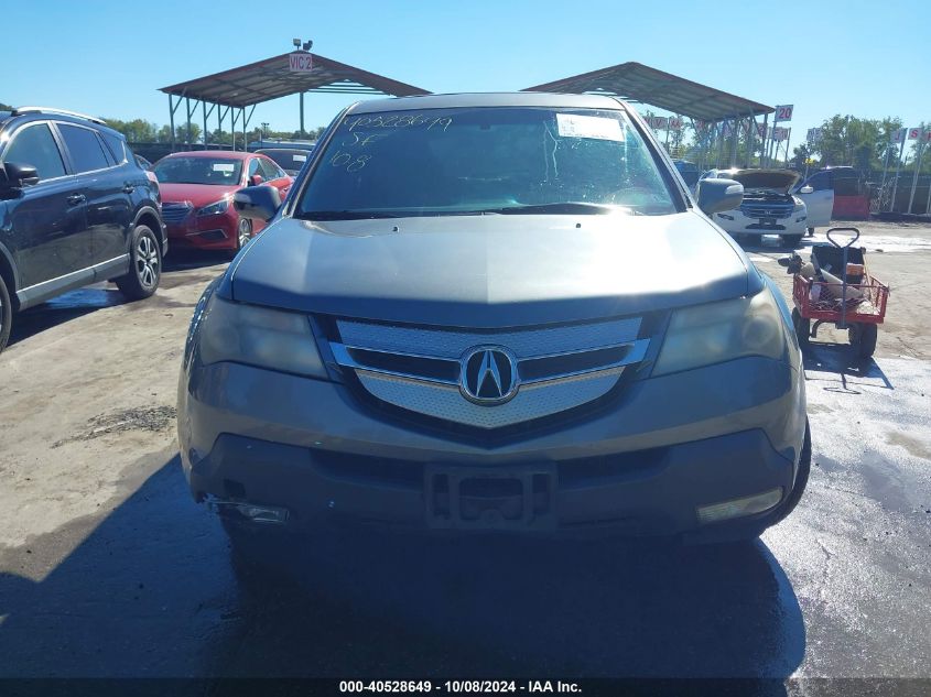 2008 Acura Mdx Technology VIN: 2HNYD28438H520088 Lot: 40528649