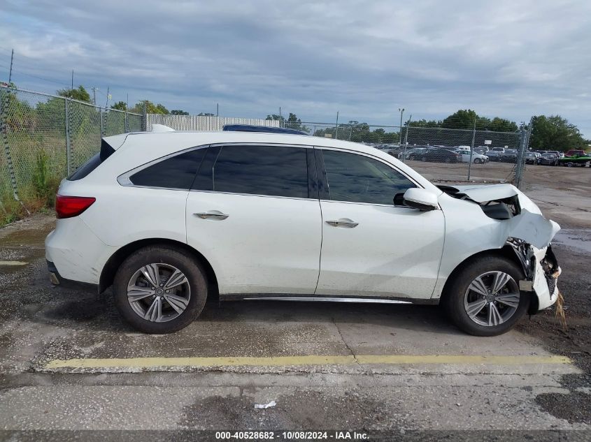 2019 Acura Mdx VIN: 5J8YD4H34KL036158 Lot: 40528682