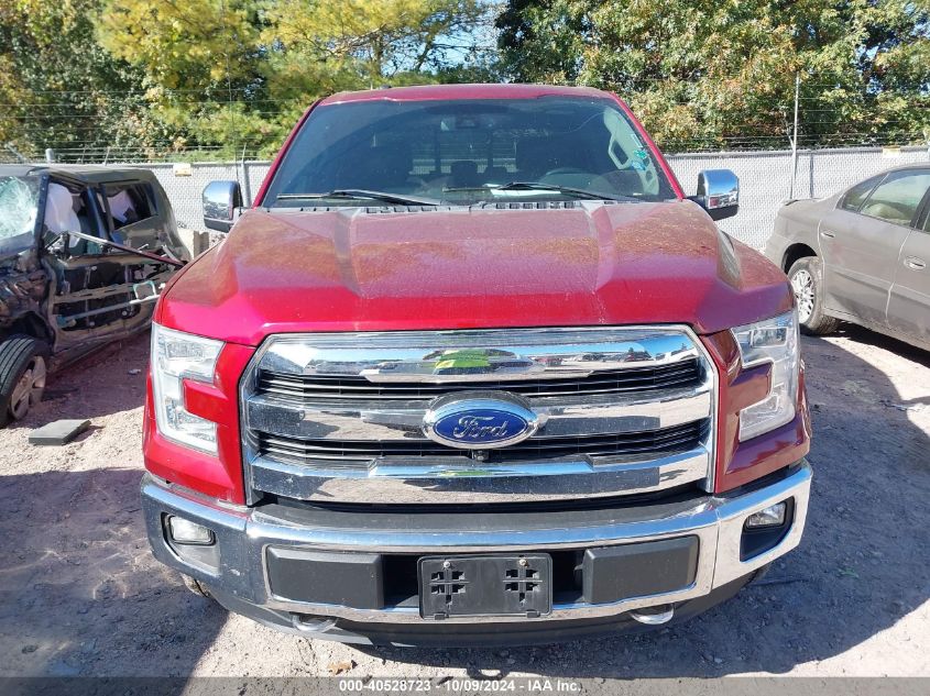 1FTEW1EG9FFD06930 2015 Ford F-150 Lariat