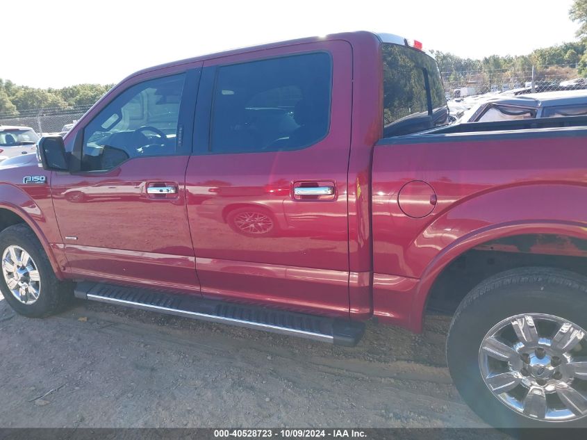 1FTEW1EG9FFD06930 2015 Ford F-150 Lariat