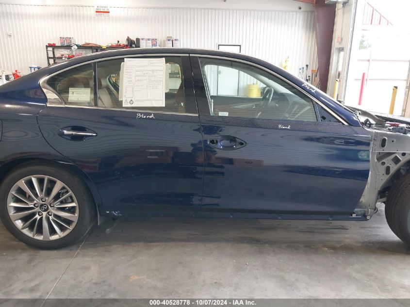 2024 Infiniti Q50 Luxe Awd VIN: JN1EV7BR9RM631852 Lot: 40528778