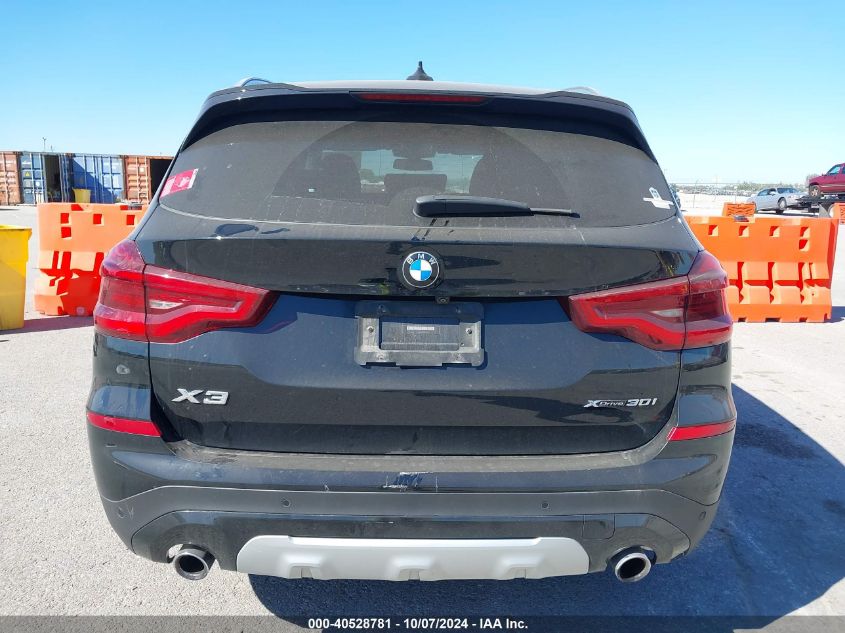 2021 BMW X3 xDrive30I VIN: 5UXTY5C09M9E17022 Lot: 40528781