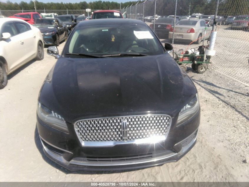 2019 Lincoln Mkz VIN: 3LN6L5A93KR631092 Lot: 40528798