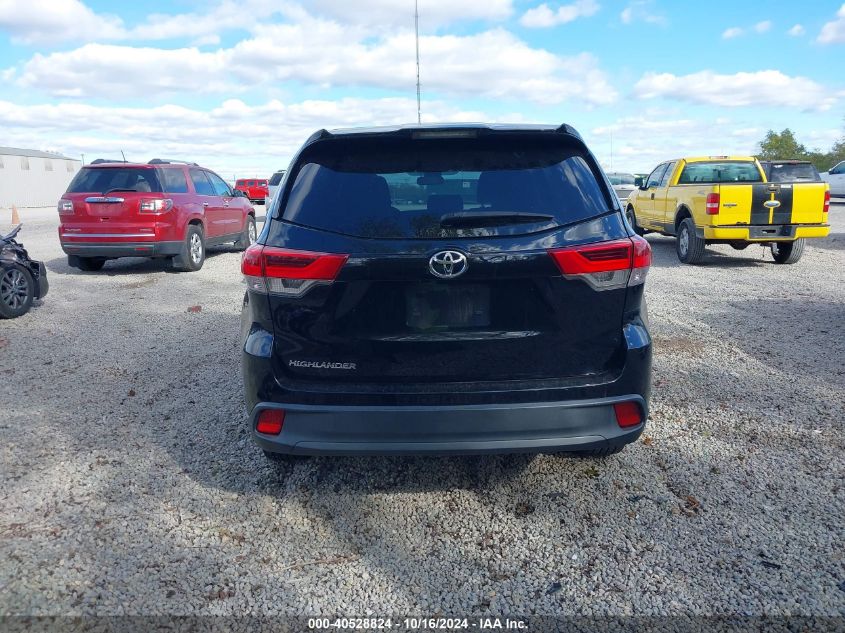 2018 Toyota Highlander Le VIN: 5TDZARFHXJS037741 Lot: 40528824