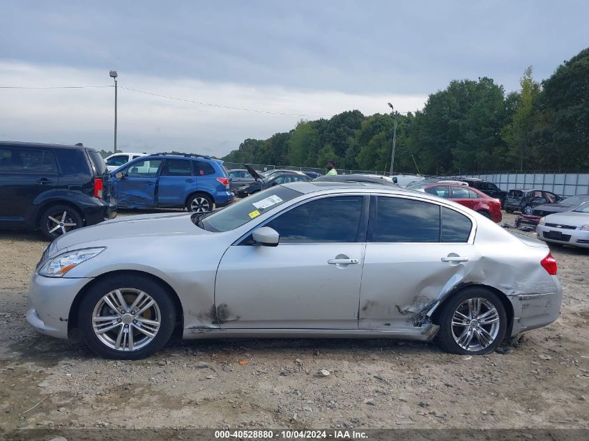 2013 Infiniti G37 Journey VIN: JN1CV6AP5DM725446 Lot: 40528880