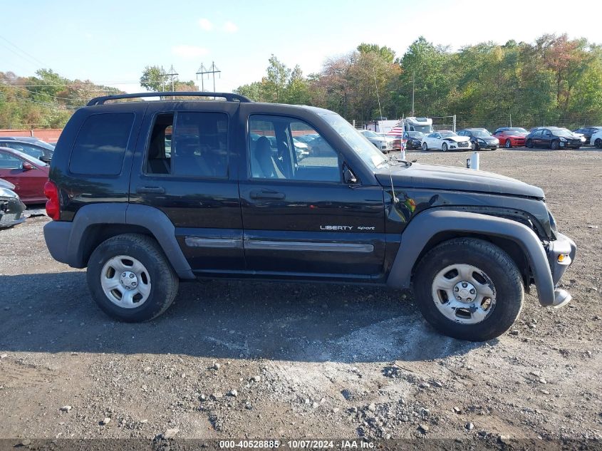 1J4GL48K23W534972 2003 Jeep Liberty Sport