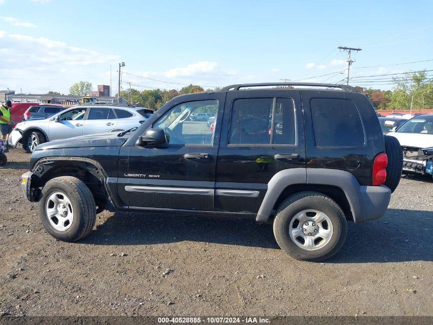 1J4GL48K23W534972 2003 Jeep Liberty Sport