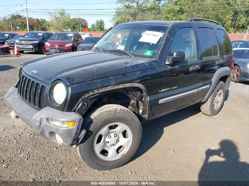 1J4GL48K23W534972 2003 Jeep Liberty Sport