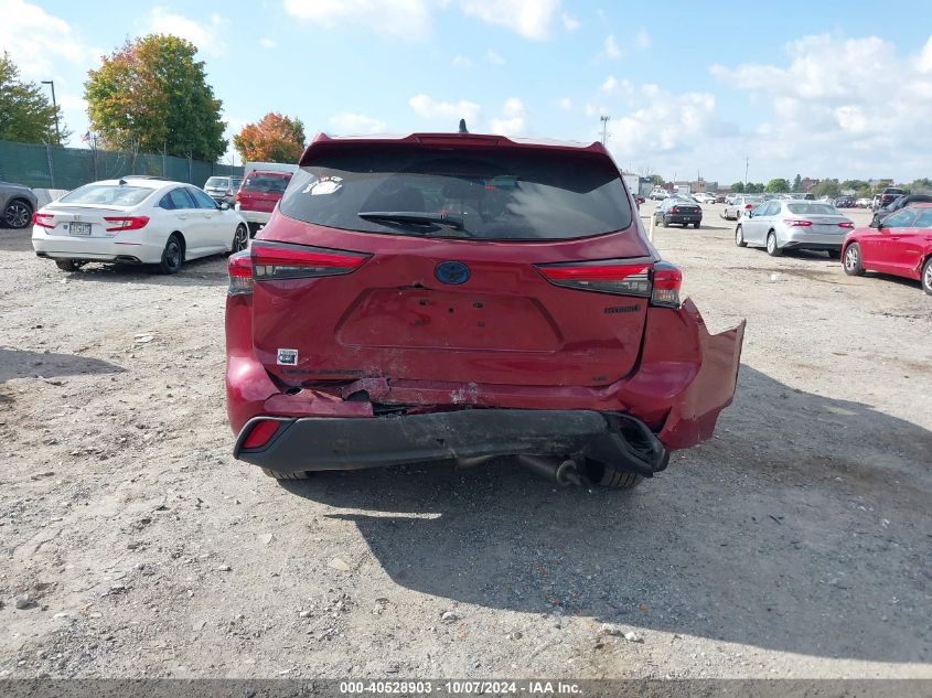 5TDBBRCH5PS111465 2023 Toyota Highlander Hybrid Le