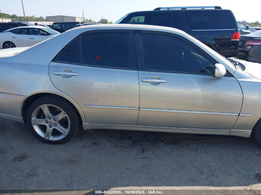 2004 Lexus Is 300 300 VIN: JTHBD192440090507 Lot: 40528925