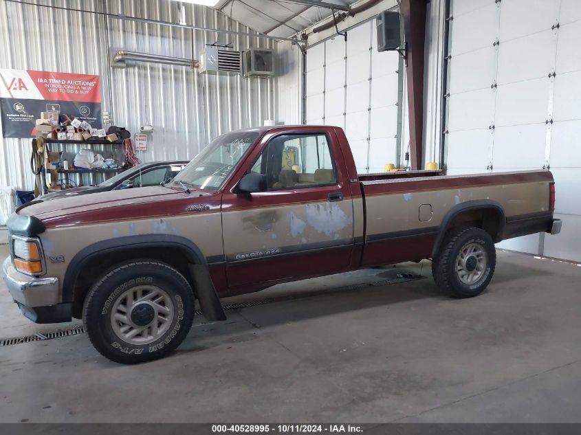 1992 Dodge Dakota VIN: 1B7GG26Y2NS522319 Lot: 40528995