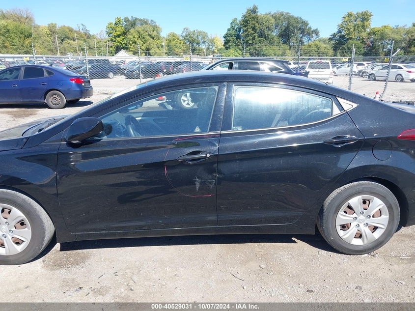 KMHDH4AE7GU541816 2016 Hyundai Elantra Se/Sport/Limited