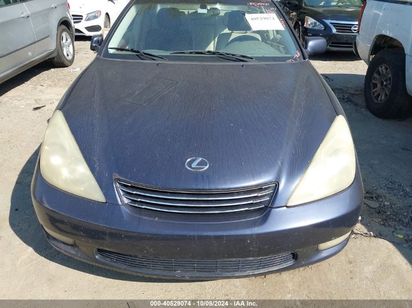 2003 Lexus Es 300 VIN: JTHBF30G330137894 Lot: 40529074