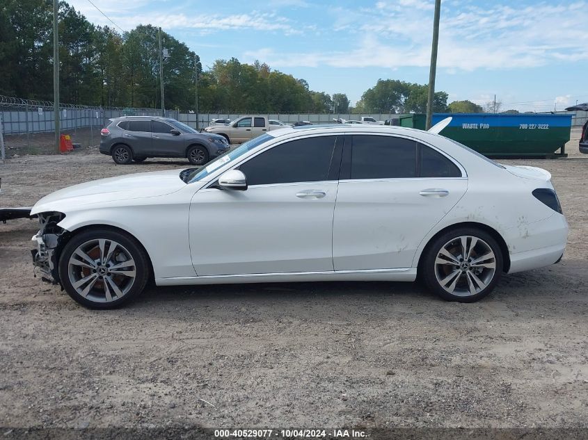 2019 Mercedes-Benz C 300 VIN: 55SWF8DB5KU313695 Lot: 40529077