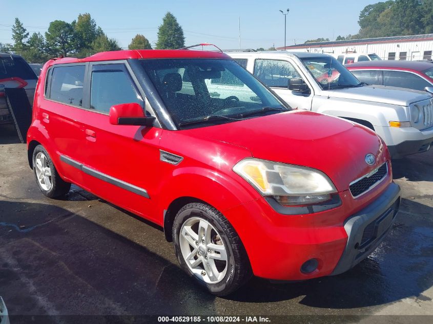 2010 Kia Soul + VIN: KNDJT2A22A7159845 Lot: 40529185