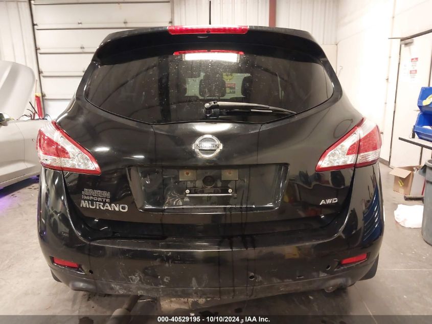 2013 Nissan Murano S VIN: JN8AZ1MW5DW318637 Lot: 40529195