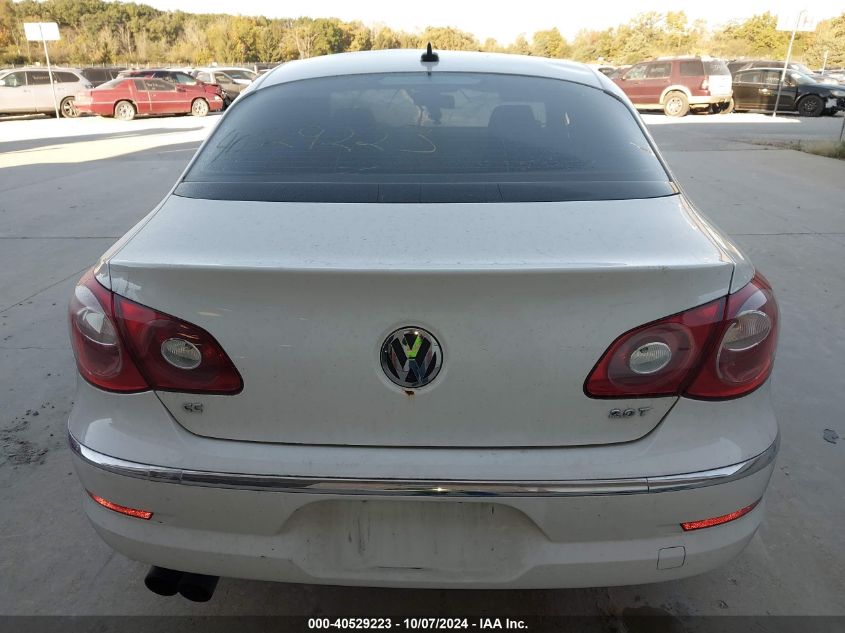 2011 Volkswagen Cc Lux VIN: WVWHN7AN9BE705988 Lot: 40529223