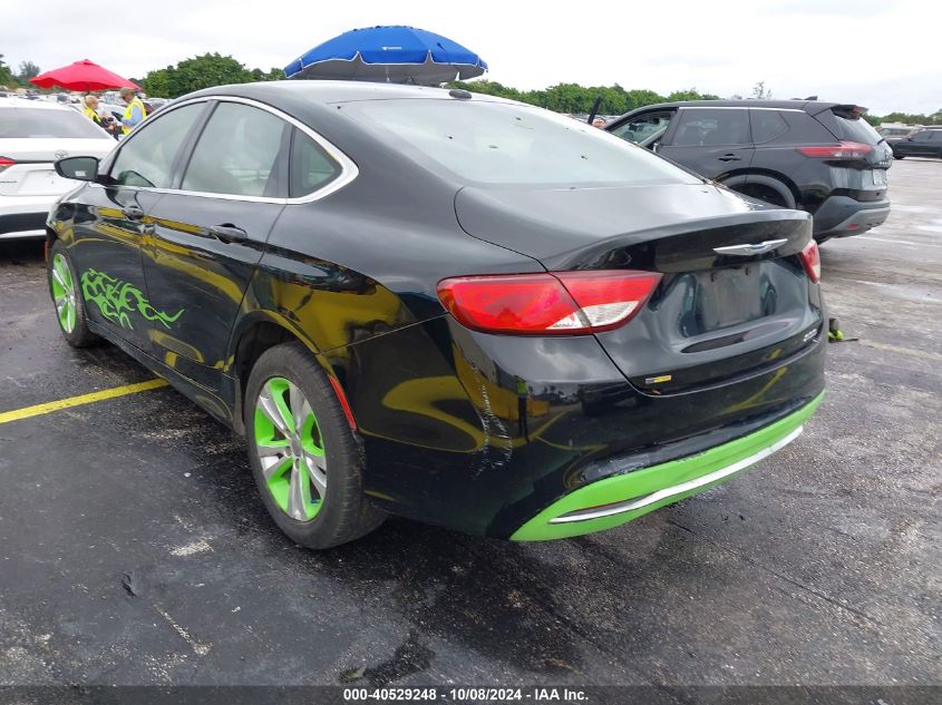 2015 Chrysler 200 Limited VIN: 1C3CCCABXFN640285 Lot: 40529248