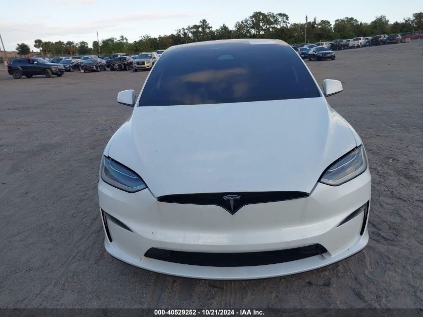 2022 Tesla Model X Dual Motor All-Wheel Drive VIN: 7SAXCBE56NF344045 Lot: 40529252