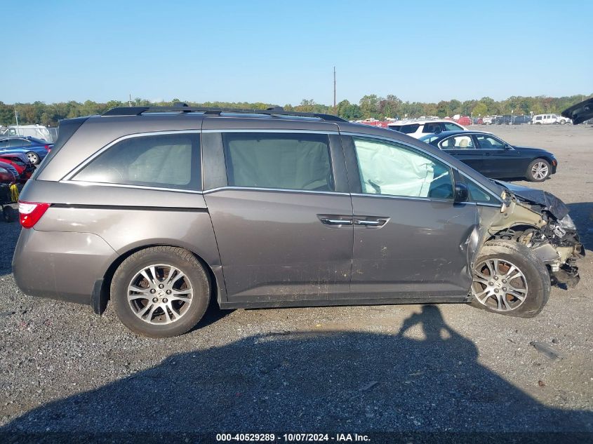 2013 Honda Odyssey Exl VIN: 5FNRL5H69DB040492 Lot: 40529289