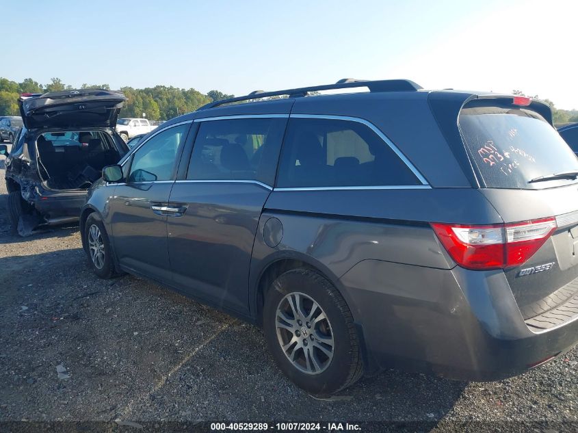 2013 Honda Odyssey Exl VIN: 5FNRL5H69DB040492 Lot: 40529289