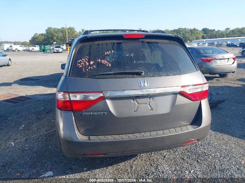 2013 Honda Odyssey Exl VIN: 5FNRL5H69DB040492 Lot: 40529289