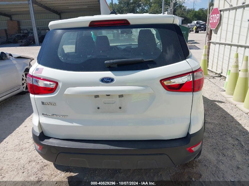 2021 Ford Ecosport S VIN: MAJ3S2FE9MC434546 Lot: 40529296