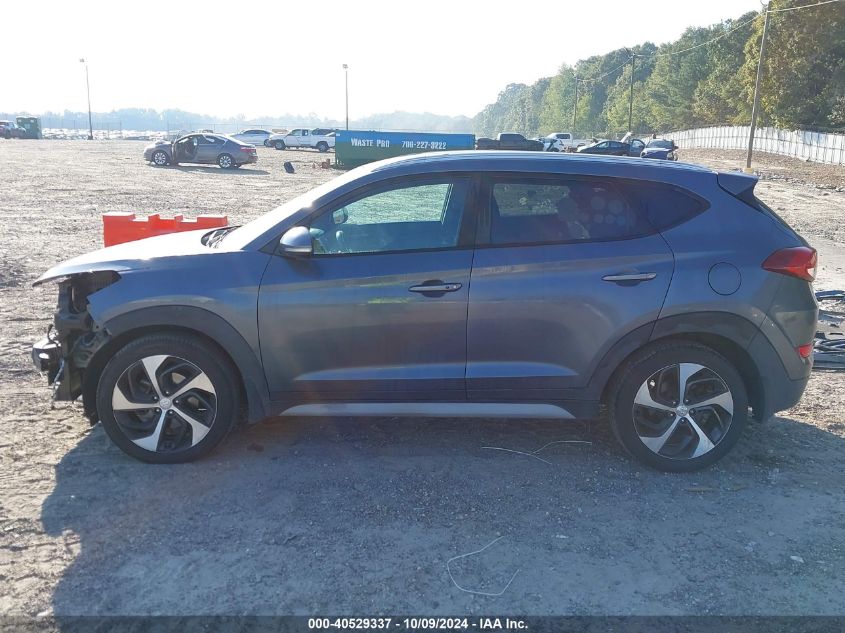 2018 Hyundai Tucson Limited/Sport And Eco/Se VIN: KM8J33AL3JU745546 Lot: 40529337