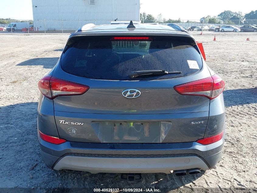 2018 Hyundai Tucson Limited/Sport And Eco/Se VIN: KM8J33AL3JU745546 Lot: 40529337