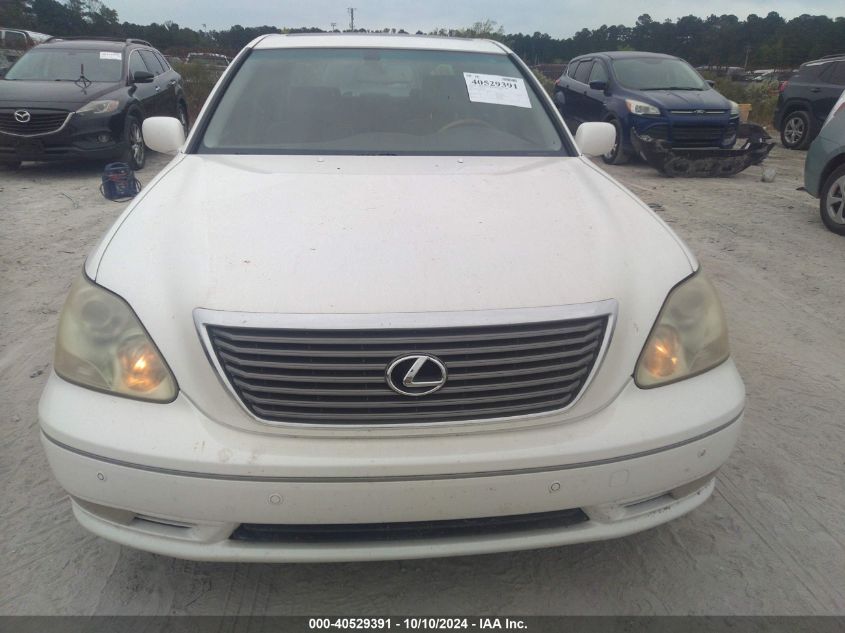 2005 Lexus Ls 430 VIN: JTHBN36F355019044 Lot: 40529391