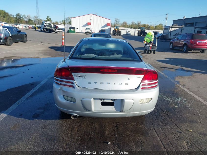 2002 Dodge Stratus Se VIN: 4B3AG42H62E093963 Lot: 40529402