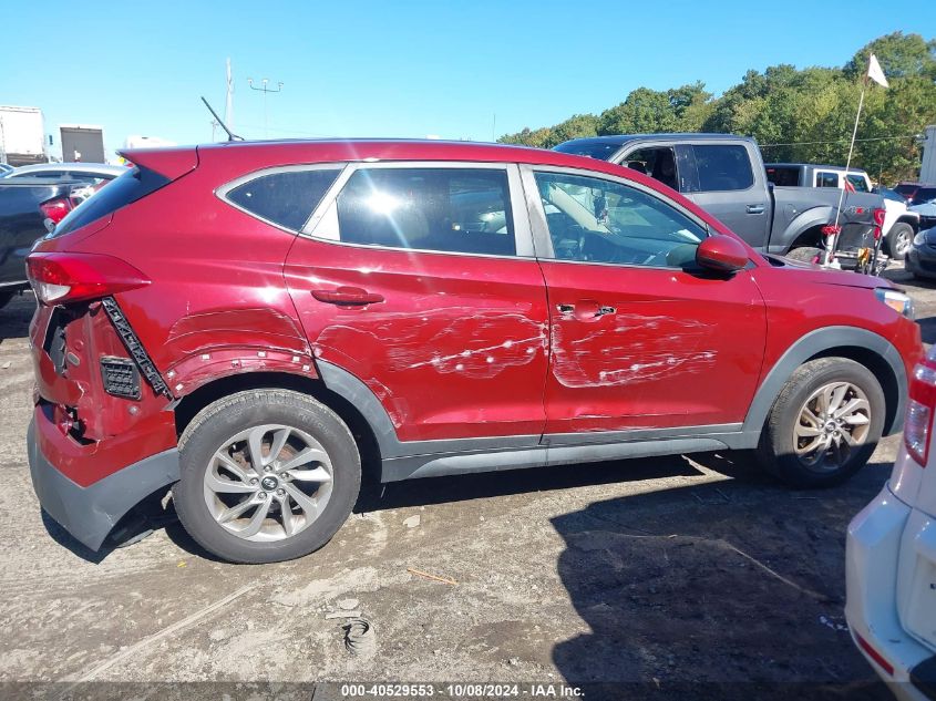 2018 Hyundai Tucson Se VIN: KM8J2CA43JU766232 Lot: 40529553