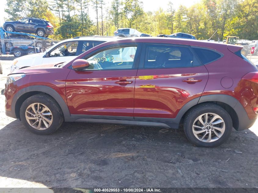 2018 Hyundai Tucson Se VIN: KM8J2CA43JU766232 Lot: 40529553