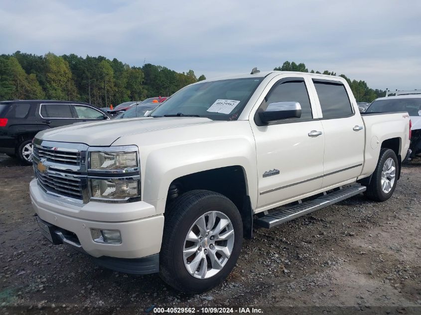 2014 Chevrolet Silverado 1500 High Country VIN: 3GCUKTEC3EG485155 Lot: 40529562