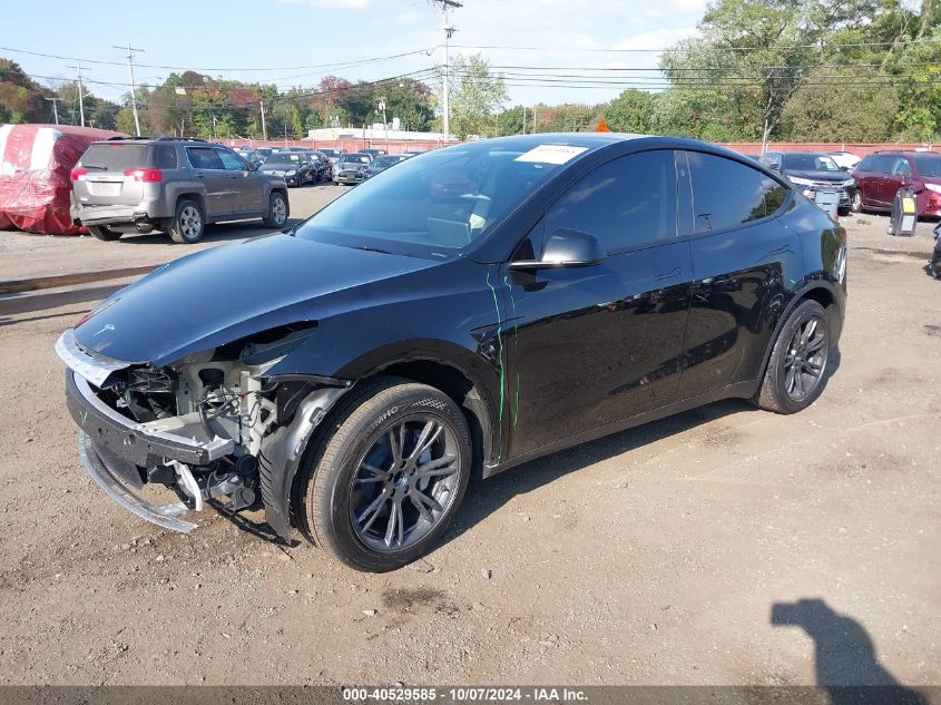 2024 TESLA MODEL Y LONG RANGE DUAL MOTOR ALL-WHEEL DRIVE/RWD - 7SAYGDED5RF130214