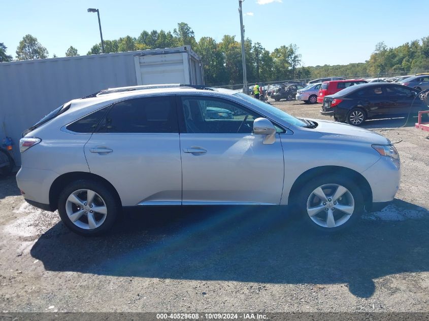 2010 Lexus Rx 350 VIN: 2T2BK1BA9AC076107 Lot: 40529608