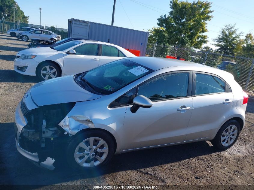 2013 Kia Rio Lx VIN: KNADM5A36D6213563 Lot: 40529616