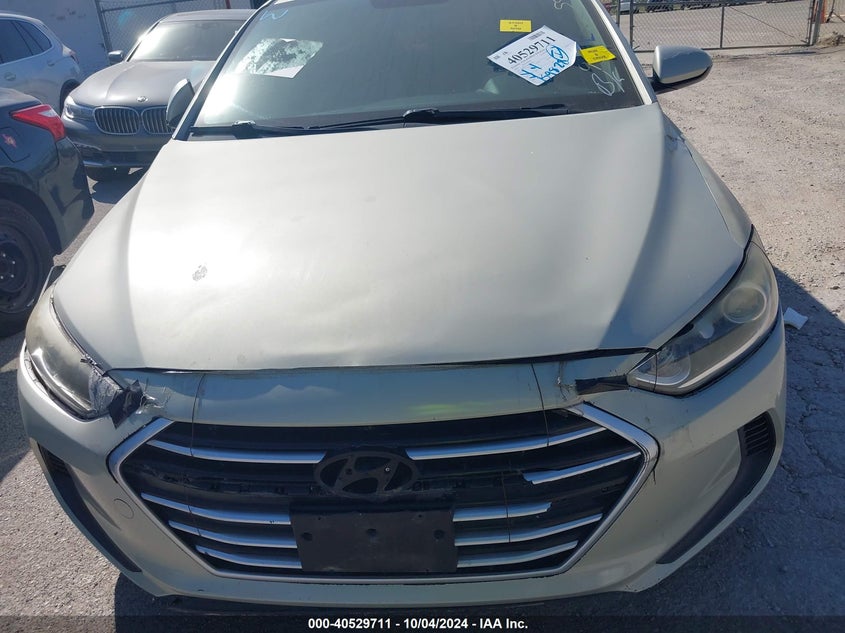 VIN KMHD74LF6HU082076 2017 HYUNDAI ELANTRA SE